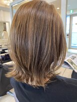 ヘアーサロン イルア 北越谷(hair salon I'LUNA)&nbsp;秋色☆明るめオリーブグレージュ　大人カジュアル20代30代40代