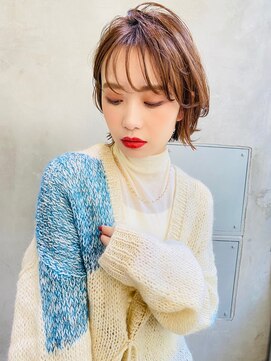 エース (ACE) ACE 横浜 小顔ボブ×透明感ブラウン