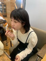 サンディーズ(Sandees)&nbsp;ぱっつんボブミディアムフェイスレイヤー