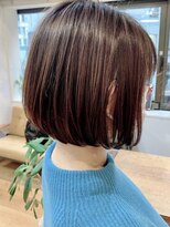 カレン 銀座(Karen)&nbsp;透明感ボブ/ココアベージュ/ミニボブ/大人ミディアム［日比谷］