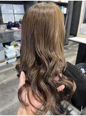 透け感ベージュカラー ハイライト &nbsp;髪質改善トリートメント