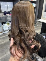 アローズ 荒尾店(arose)&nbsp;透け感ベージュカラー ハイライト  髪質改善トリートメント