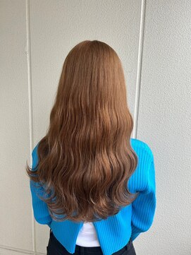 ガリカ シーム(Gallica/SEAM) 【桑原雪音】韓国風ハニーブロンド/ブリーチカラー/大人ロング