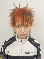 レコ 渋谷(LECO)&nbsp;オレンジヘア× ポイントブラック