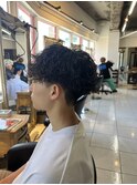 波巻きスパイラルパーマ　ツイストパーマ　メンズパーマ