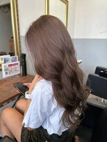 ルモア(RUMOR)&nbsp;Rumor ×【シアーブラウン】大人かわいいうる艶ウェーブロング