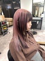 エイト 池袋店(EIGHT ikebukuro)&nbsp;ピンク×ブラックバイカラー@遠田