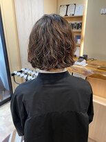 ラウンジ モリオ イケブクロ(Lounge MORIO Ikebukuro) ぷつっとボブパーマ/切りっぱなしボブパーマ/スパイラルパーマ◯