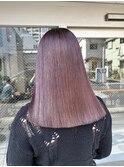 【ADORE 横浜】アッシュラベンダー×切りっぱなしミディアム