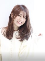 ザザアオヤマ(ZA/ZA AOYAMA)&nbsp;レイヤーミディアム/内巻き/ワンカール