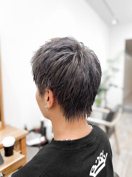 セイドット フクオカ(Say.FUKUOKA) 【メンズ★大名】スパイキーショート×グレーベージュ×ブリーチ