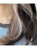 【耳周りのお洒落に♪】 カット＋全体カラー＋インナーカラー＋TR+ヘッドスパ