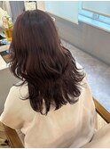 赤紫で作る柔らかバイオレットブラウン