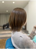 小顔ネビージュワンレン/縮毛矯正/髪質改善/ツヤ髪/くせ毛