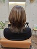 カット＋デトックス白髪ぼかし＋顔回りハイライト　￥19,200→￥15,900