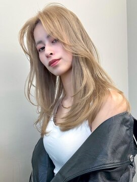 ジルブラン 京都(JIL BLAN) ハイライトバレイヤージュダブルカラーケアブリーチ20代30代