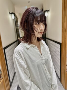 ビーハイブアヴェダ PARCO2店(BEHIVE AVEDA) 【ウルフ/高橋駿】 レイヤーカット/ウルフカット