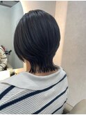 美髪＊ショートウルフ＊ブルーブラック＊Zina札幌大通
