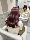 くびれヘア/アプリコットオレンジ/夏のヘアアレンジ/船橋