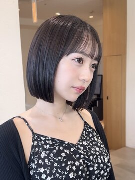 ビューレイギンザ(VIEW LEI GINZA) 韓国ボブダブルカラー前髪カット髪質改善銀座