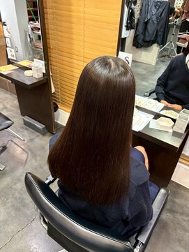 エクファ ヘア リゾート 大津 瀬田店(ex-fa hair resort) 黒髪カタログ/クラゲヘアー/オリーブグレー/大津/瀬田