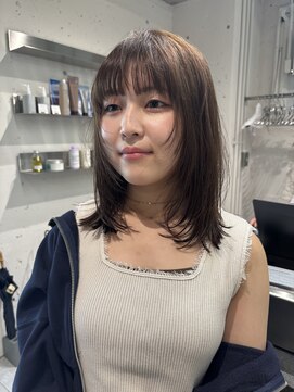 ダブミックス(DaB MIX) ブリーチなし/グレージュ/透明感カラー/レイヤー/カット/