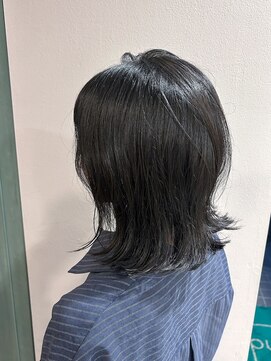 ヘアサロン ナノ(hair salon nano) 外ハネボブ/くびれヘア/黒髪/大人かわいい