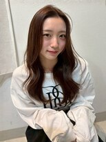 アンニュ(annuy)&nbsp;美髪 髪質改善 韓国風くびれヘア ベージュカラー 透明感カラー