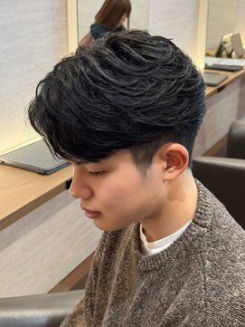 コンティバイミラートーク(CONTY by MIRROR TALK) フェザーパーマ/毛流れショート/メンズパーマ
