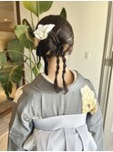 袴ヘアアレンジ