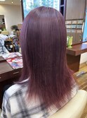 ブリーチでつくるピンクラベンダー