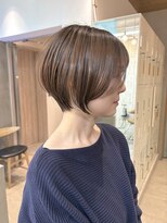 ロンドアジュール 横浜(Lond azur) レイヤーショートボブ/韓国風/20代30代40代50代/顔周りカット