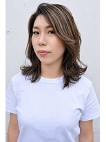 ティアラ あさぎり店&nbsp;ロングボブ　レイヤー×ハイライト