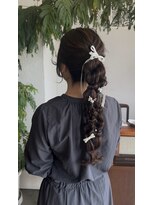 ジーン カットクラブ レディース(GENE CUTCLUB Lady's)&nbsp;編みおろしヘアアレンジ