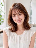ルービック なかもず(Rubik's) 大人かわいいレイヤーミディアム×透明感カラー
