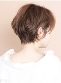ひし形ショートボブ/大人ショートヘア/40代/50代/60代/表参道