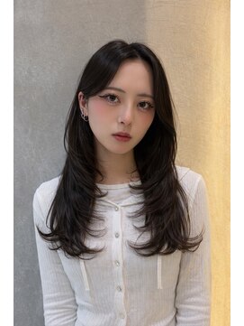 レーヴバイロンド 仙台(Reve by Lond) 韓国レイヤー髪質改善顔周りカットハッシュカットダークブルー