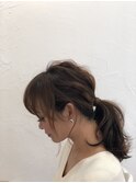 一つ結びくるりんぱ