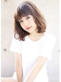 【SeeK　NEXT】ゆるふわカール　オリーブグレージュ