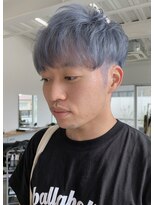 フィル(fil)&nbsp;メンズショート／ブルーシルバー