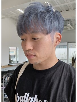 フィル(fil) メンズショート／ブルーシルバー