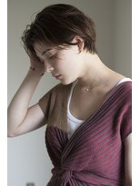 サク(Sac.)&nbsp;Sac.栃木優佑　似合わせカット　ショートボブ　透明感カラー