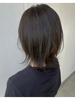 ナチュラルマットベージュ×レイヤーカット