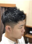 ツーブロック×フェード＜理容室／メンズ／浜松町＞