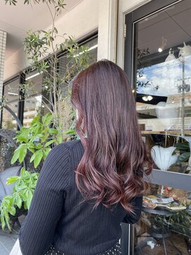 トリップ ヘアーメイク 大人ピンク