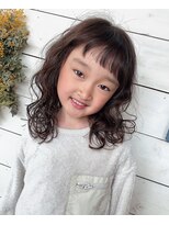 ヒマワリ(HIMAWARI)&nbsp;キッズカット　キッズパーマ　ロング　パーマ