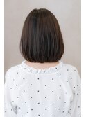 アッシュブラックハイライト前下がりボブ307Z上尾20代30代40代
