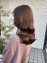 ラグ バイ シゲルカットクラブ 神田久志本店(lag)&nbsp;韓国風～ピンクブラウンカラー