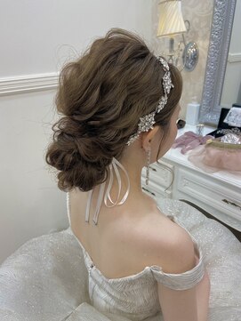 ヘアメイク マリア 福岡天神西通り(hair make MARIA) ブライダル シニヨン