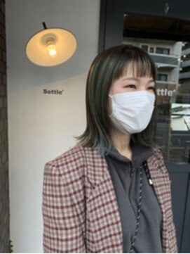 セトル(Settle) ミディアムボブ【オン眉】